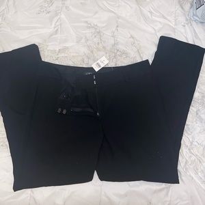 LOFT JET BLACK SLIM CHINOS sz 8🧳🌚❤️👖🌻
